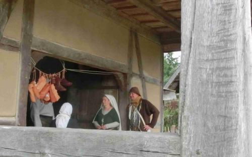 Fachsimpeln an der Schmiede
